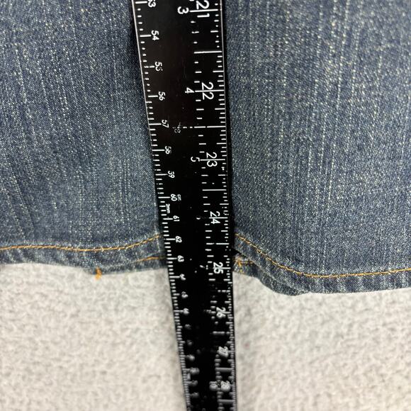 Chicos Silver Denim Jacket Medium Boho Artsy Embroidery Maximal Embellish Floral - Picture 7 of 11